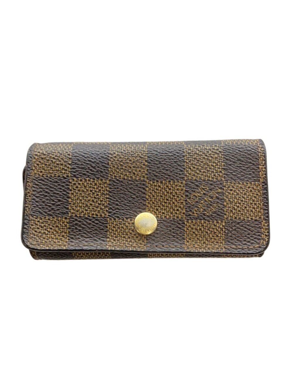 LOUIS VUITTON Multicles Ebene Brown Leather